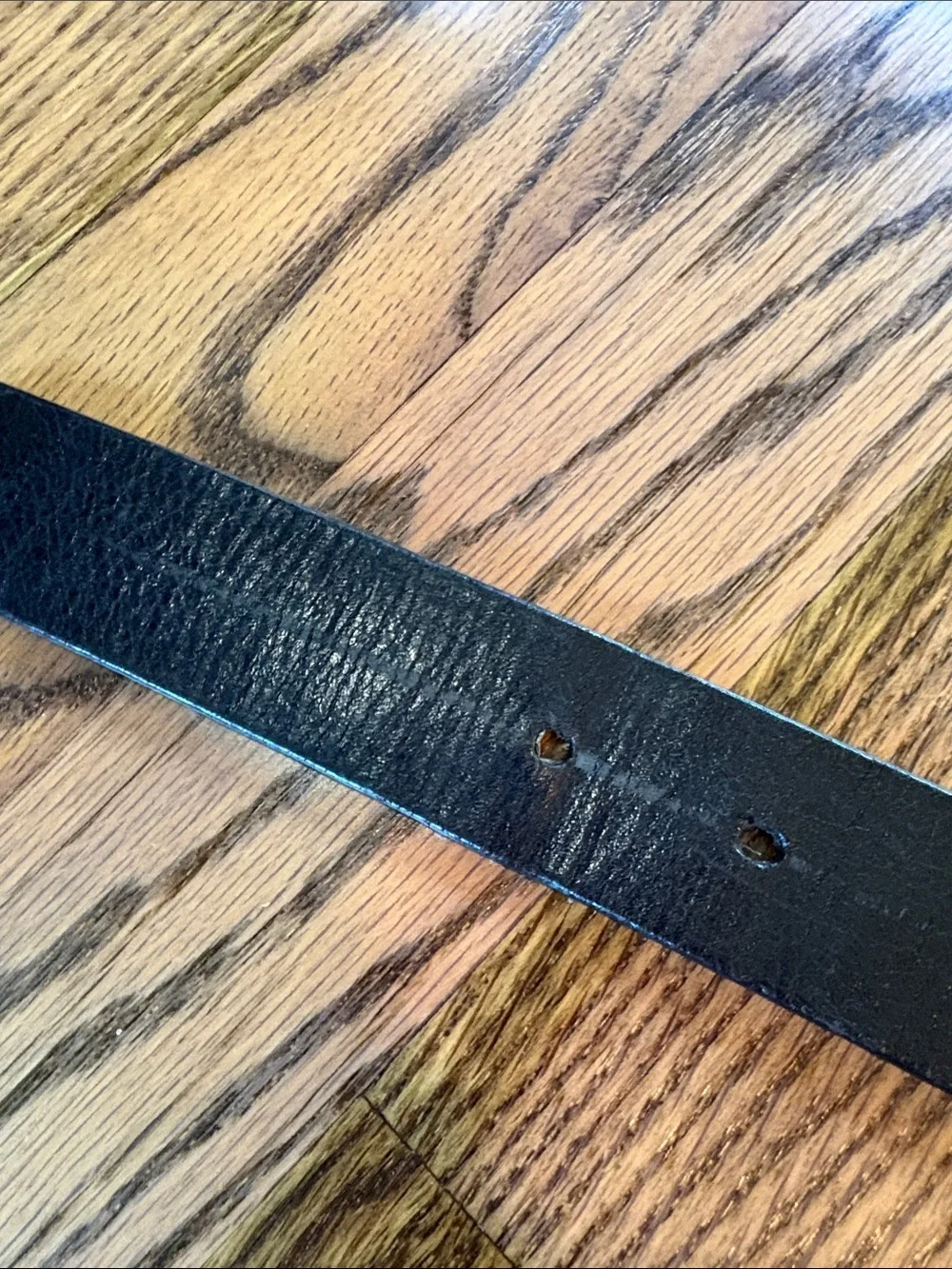 Antonio Melani black and brown reversible belt with gold tone buckle
